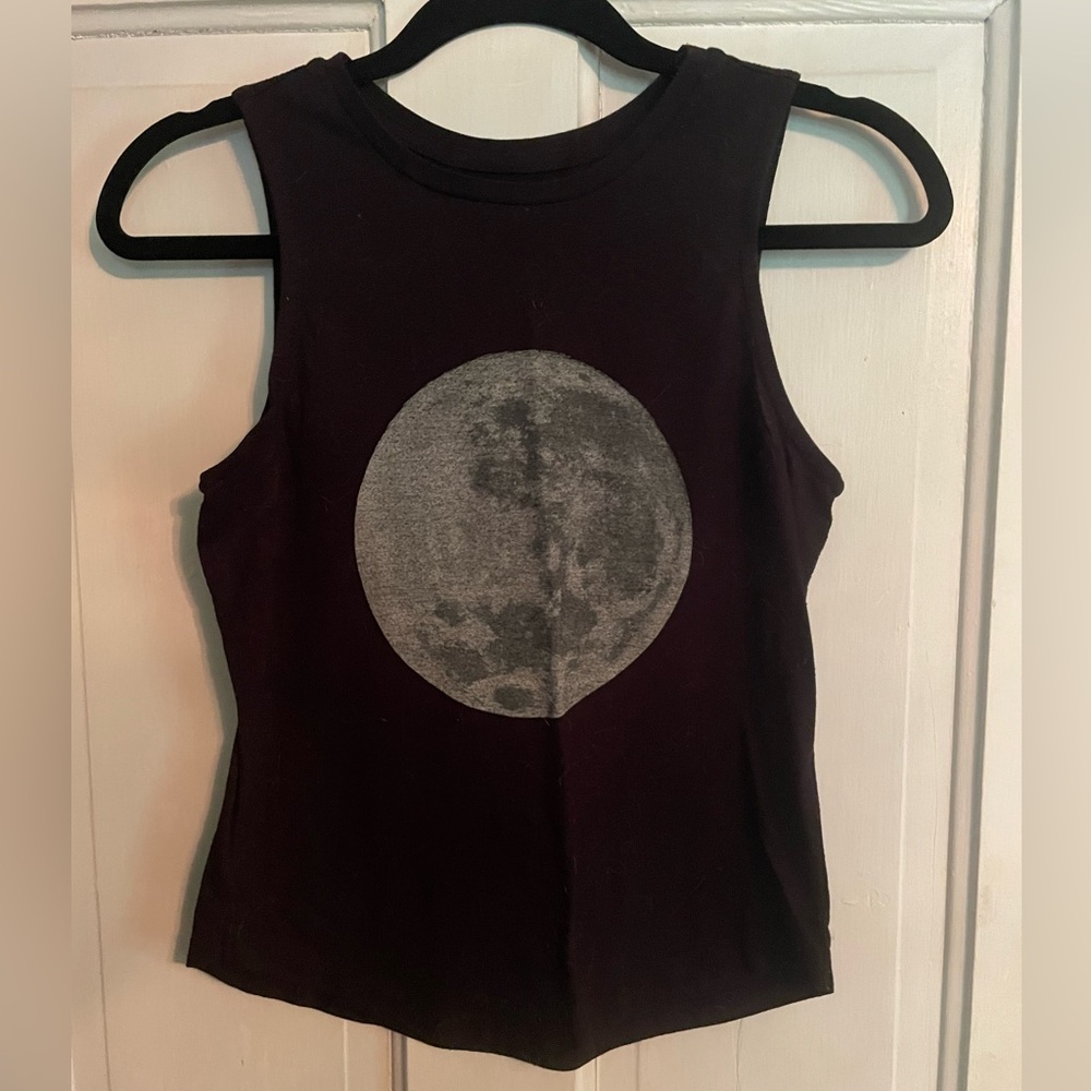 BONGO Black Fitted Crop Muscle Tee